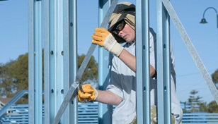 Working with steel framing made from TRUECORE® steel